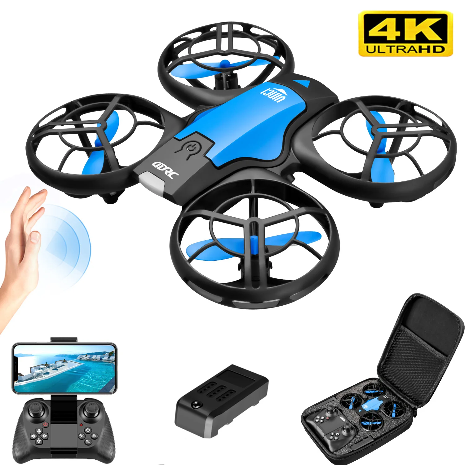Nuevo Mini Dron V8 4K Profesio - Drone Camera 4K reseña y precio