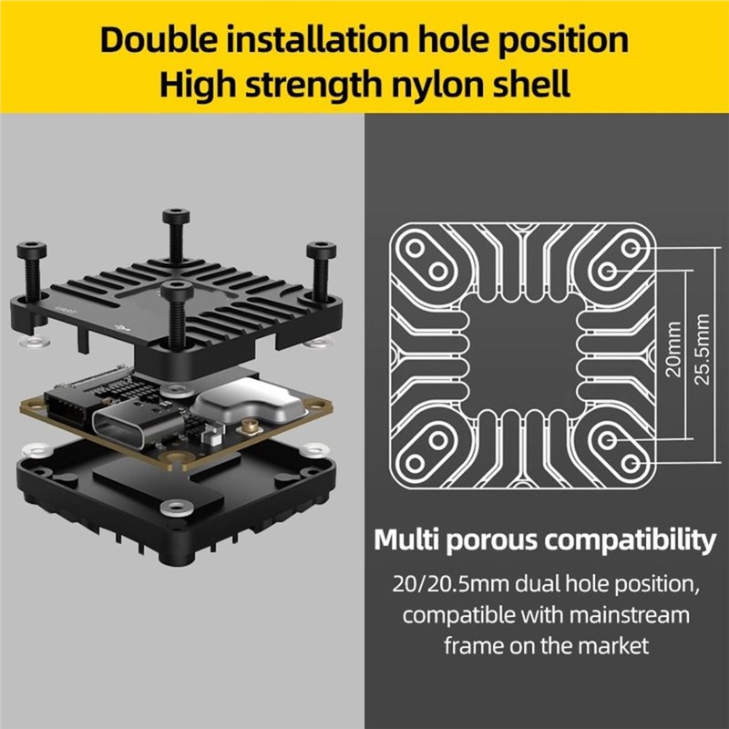 Piezas de aluminio para disipa - Drone Camera Lens reseña y precio