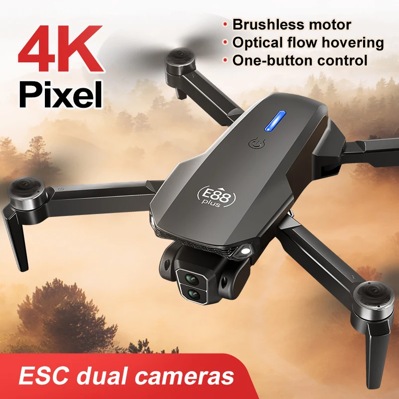 Nuevo Dron cuadricóptero E88 P - Drone Camera Night Vision reseña y precio