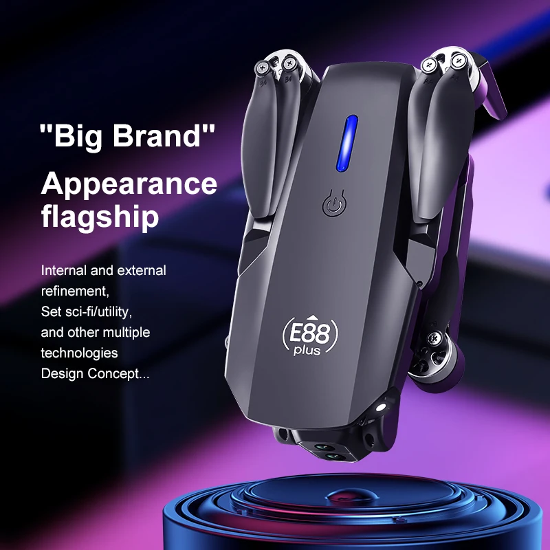 Nuevo Dron cuadricóptero E88 P - Drone Camera Night Vision reseña y precio