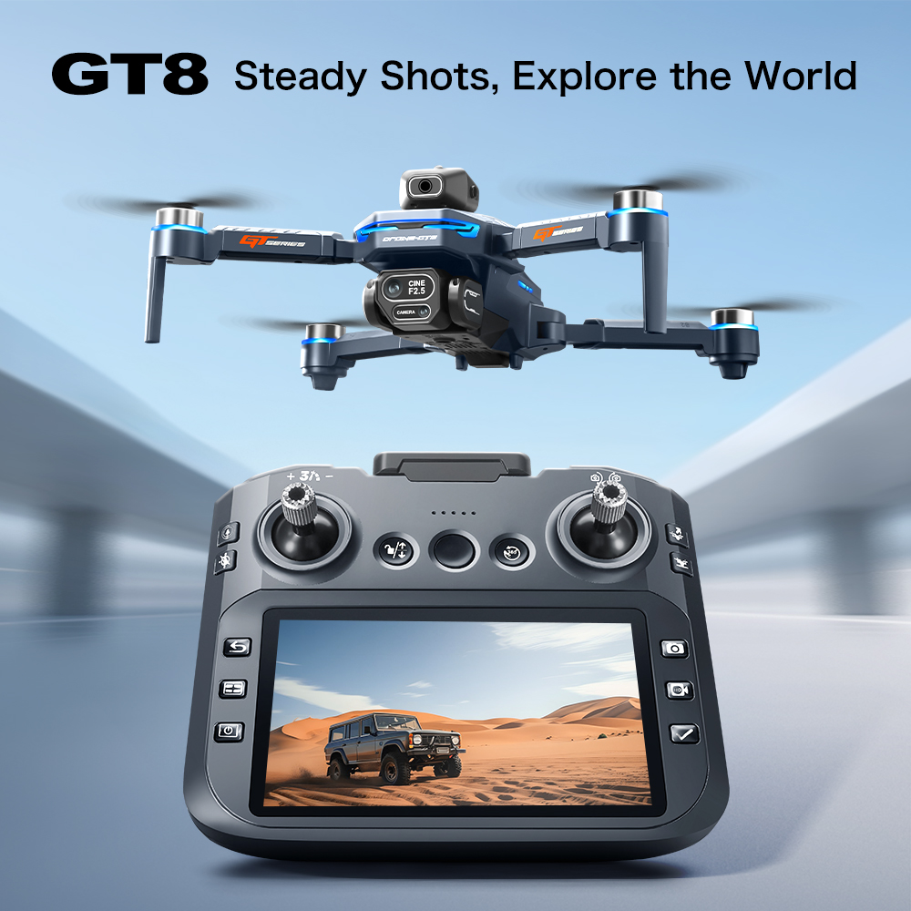 Dron Plegable GT8 Max 8K HD Pr - Drone Camera Lens reseña y precio