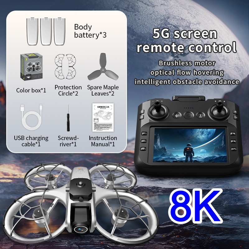 Dron con Pantalla Grande de 4. - Drone Camera 4K reseña y precio