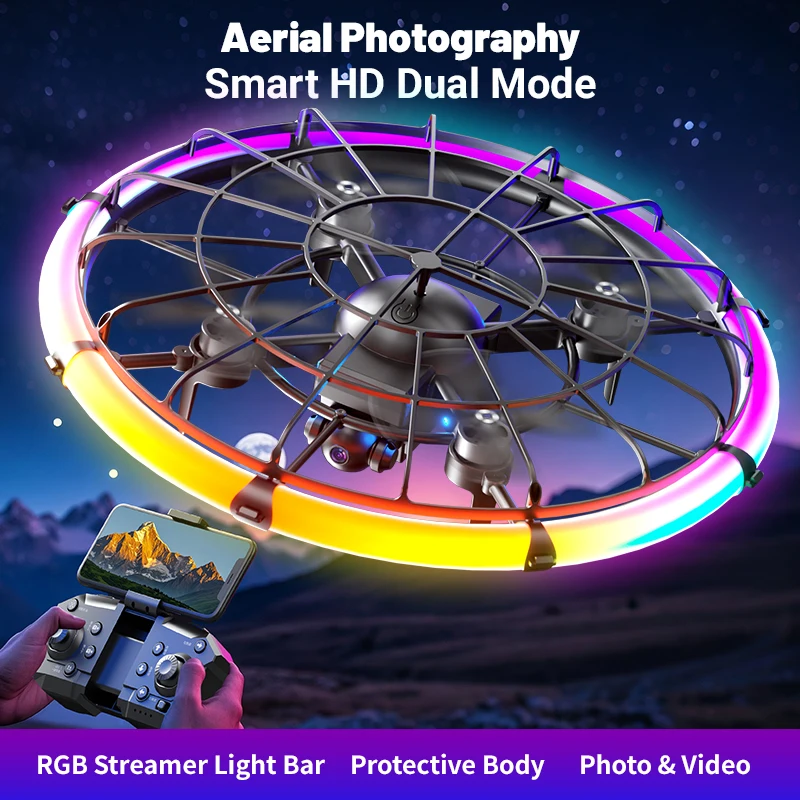 Dron RC JJRC H145 UFO con Lent - Drone Camera Lens reseña y precio